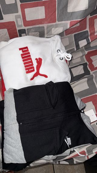 Conjunto deportivo Nike y Puma