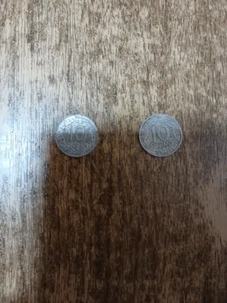 Moneda 10 céntimos 1959