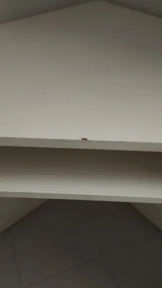 Artic - Escritorio esquinero blanco