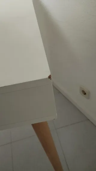 Artic - Escritorio esquinero blanco