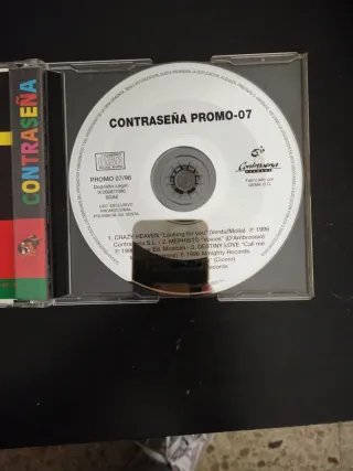 Contraseña Promo 07 CD Compilation 1996
