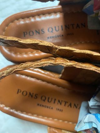 Sandalias Pons Quintana T-37 Piel trenzada
