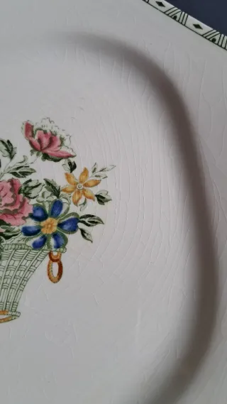 Platos La Cartuja Canasto Floral