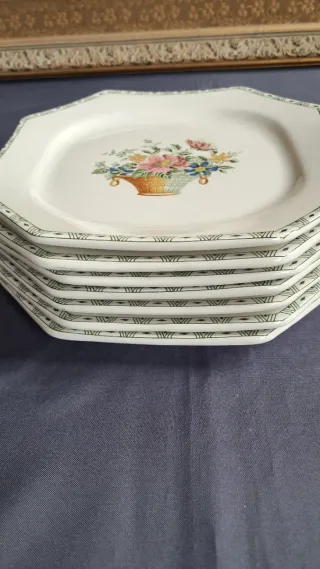 Platos La Cartuja Canasto Floral