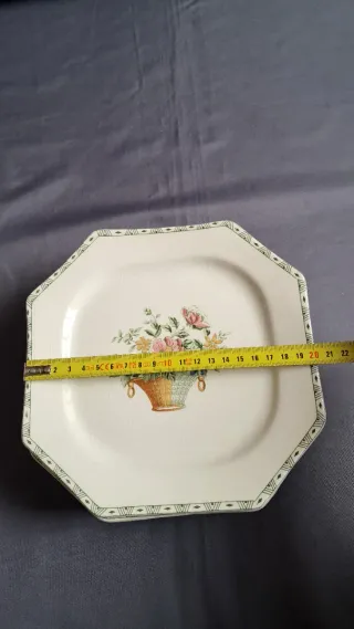 Platos La Cartuja Canasto Floral