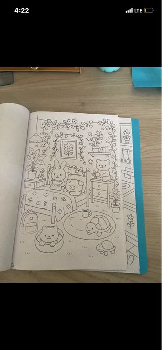 libro da colorare fatto a mano