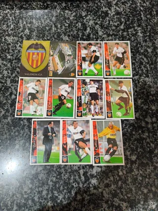 Lote Cromos Valencia CF Mundicromo 2003