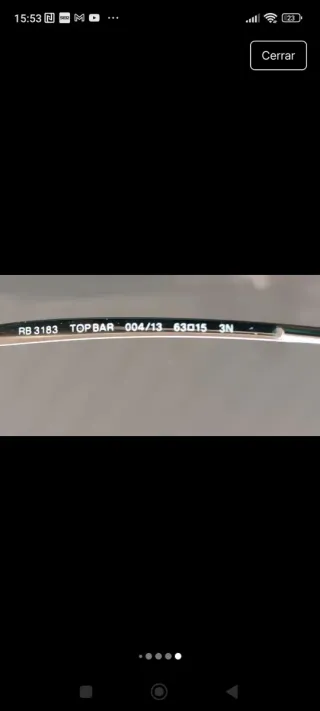 Gafas de sol Ray-Ban Marrones y Plateadas