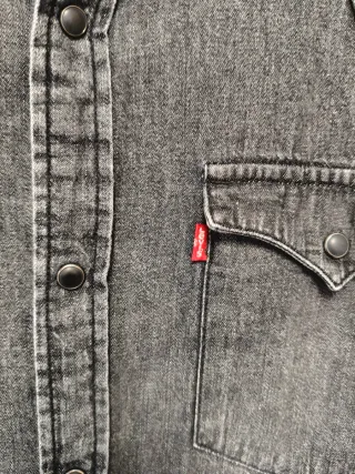 Camisa Vaquera Levi's Negra Talla XL