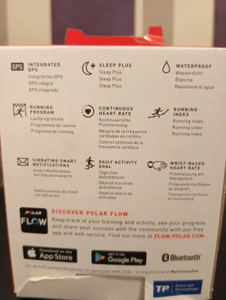 Polar M430 Negro con caja y cargador