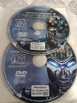 Pack DVD Terminator y Terminator 3
