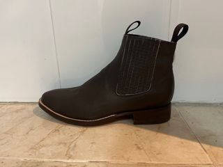 Botas de cuero marrones