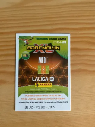 Cromo Panini Adrenalyn FC Barcelona Iniesta
