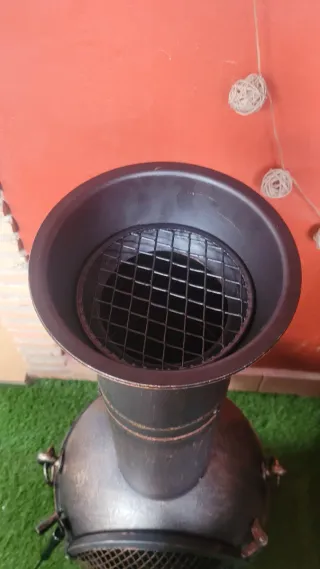 Chimenea de exterior decorativa