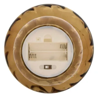 Lámpara LED Seta Cristal Marrón