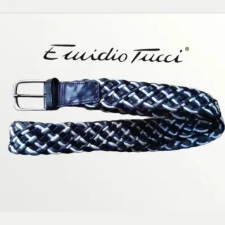 Cinturón Piel Trenzado hombre NUEVO Emidio Tucci