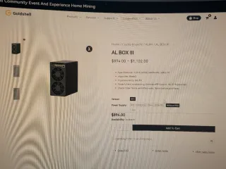 Goldshell AL BOX 3
