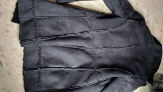 Abrigo ante azul marino Stradivarius