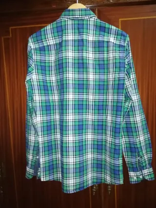 Camisa de cuadros hombre