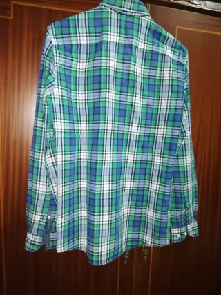 Camisa de cuadros hombre