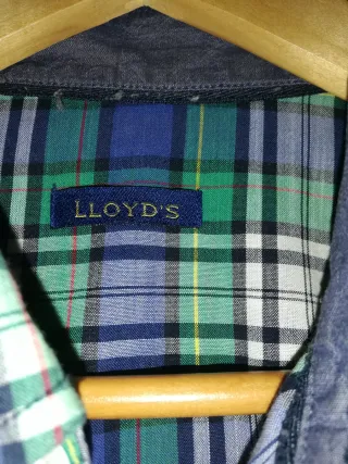 Camisa de cuadros hombre