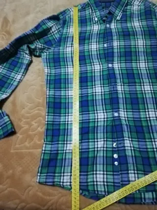 Camisa de cuadros hombre