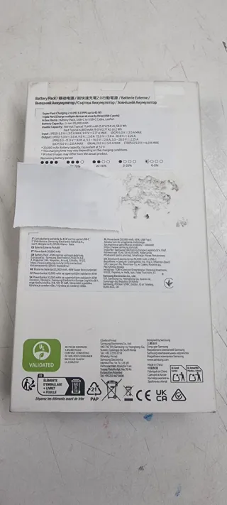 Cargador  Samsung 20000mAh