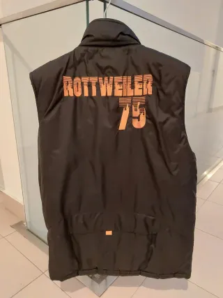 Chaleco Rottweiler Reversible Negro/Naranja