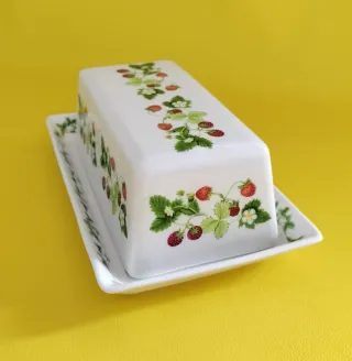 Portmeirion Mantequillera Summer Strawberries