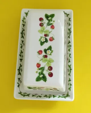 Portmeirion Mantequillera Summer Strawberries