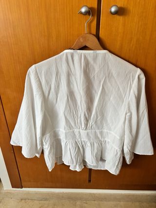Blusa Zara Blanca