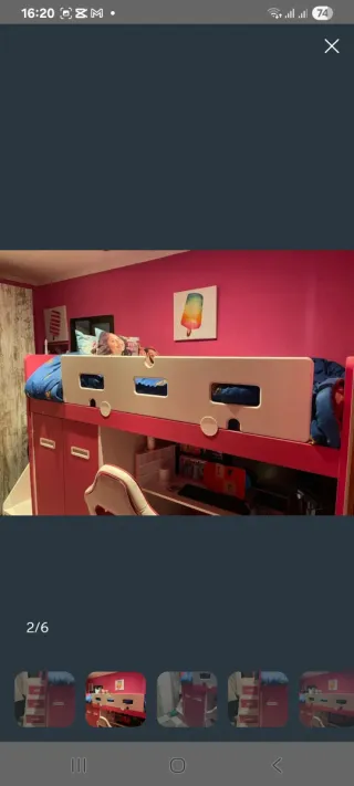 Dormitorio juvenil completo
