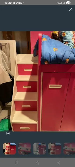 Dormitorio juvenil completo