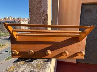 Perchero Sombrerero Vintage Madera