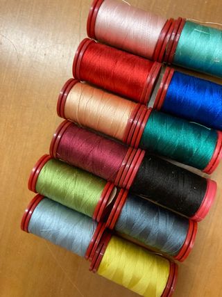 12 rocchetti filo seta 100m