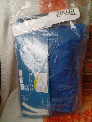 Pantalón de esquí azul para hombre. Talla 46