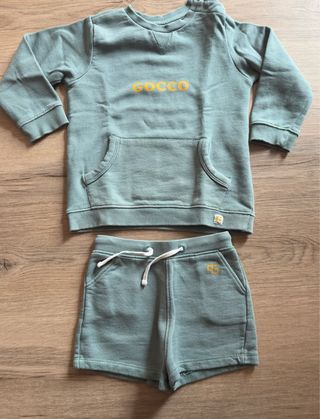 Conjunto Gocco sudadera y shorts 3 años