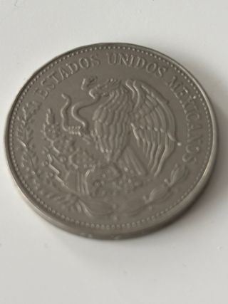 Moneda 20 pesos México 1982 Cultura Maya