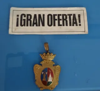 Medalla vintage escudo Almansa