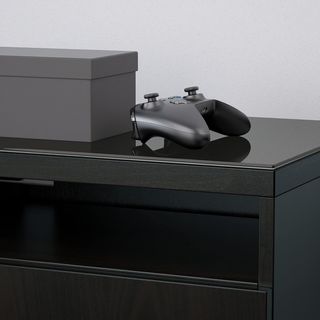 IKEA BESTÅ Panel Superior Vidrio Negro 120x40cm