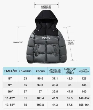 Abrigo niño solcote con capucha impermeable