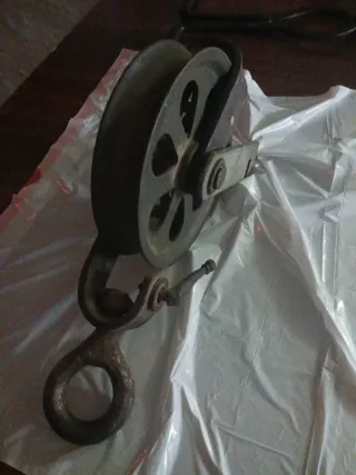 Polea pozo de bronce