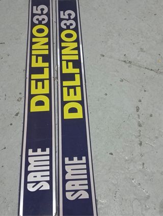 Pegatinas Same Delfino 35 en chapa para Tractor