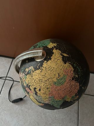Lampada mappamondo vintage funzionante