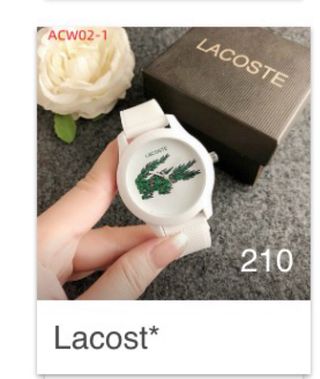 Reloj Lacoste Blanco