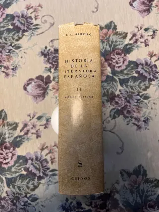 Libro historia literatura española