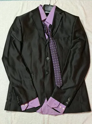 Andrea Versali Abito Elegante Uomo Taglia 52