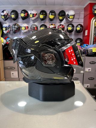 Casco Modular LS2 Advant Negro Brillo Carbono