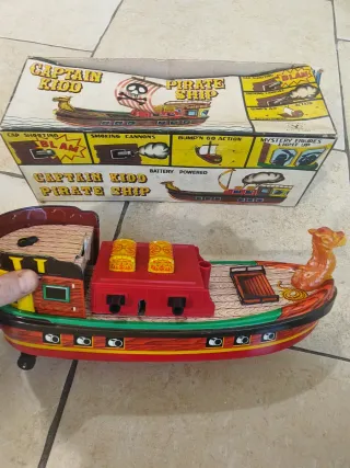 Nave Pirata Capitano Kidd in Latta