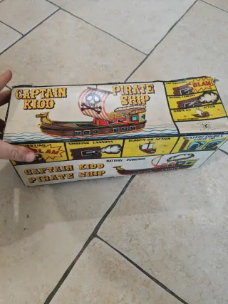 Nave Pirata Capitano Kidd in Latta